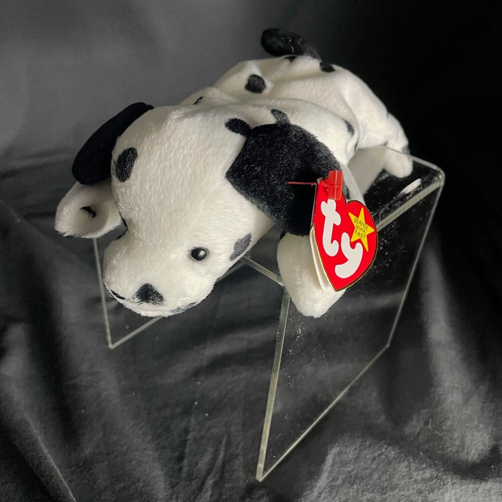RARE TY ORIGINAL BEANIE BABY DOTTIE THE DALMATIAN 1996 RETIRED W/ORIGINAL TAG